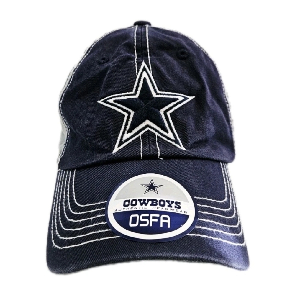 Dallas Cowboys Cap Basic Navy Blue Wool Sideline on Field adjustable Hat